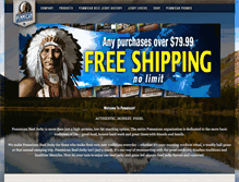 Tablet Screenshot of pemmican.com